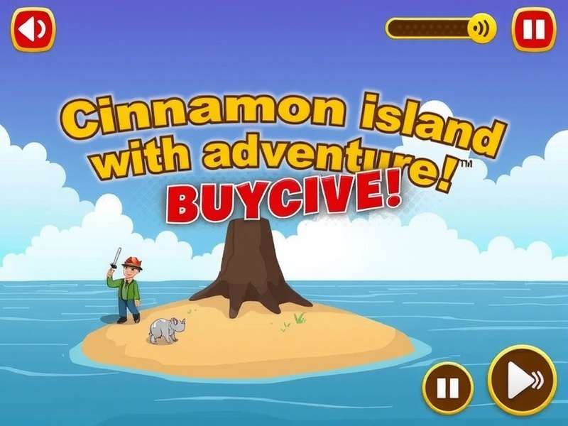 Cinnamon Island Adventure Game Screenshot